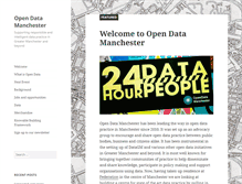 Tablet Screenshot of opendatamanchester.org.uk